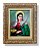 Quadro Parede Santa Luzia Decorativo Resinado 57x47 - Imagem 1