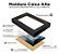 Quadro Decorativo Tigre Branco Caixa Alta Com Vidro 50x70cm - Imagem 2