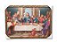 Quadro Santa Ceia Azul  Decorativo De Parede 53x73 - Imagem 1