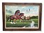 Quadro Decorativo Cavalo Correndo 78x108cm Luxo com Paspatoor - Imagem 1