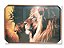 Quadro Decorativo Leão Judá e Jesus  65x95 Caixa Alta Com Vidro - Imagem 1