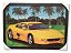 Quadro Decorativo De Parede Ferrari Amarela1973 53x73 - Imagem 1