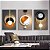 Quadros Decorativos Trio Geométrico 53x73 Caixa Alta Vidro - Imagem 2