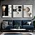 Quadros Decorativos Trio Geométrico 53x73 Caixa Alta Vidro - Imagem 1
