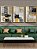 Quadros Decorativos Trio Geométrico 53x73 Caixa Alta Vidro - Imagem 1