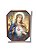 Quadro Decorativo Sagrado Coração de Maria  35x45 Caixa Alta c/Vidro Marrom - Imagem 1