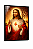 Quadro Religioso Sagrado Coração de Jesus – Arte Sacra Decorativa de Fé - Imagem 2