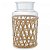 Vaso de Vidro e Fibra Natural 12,5cm x 22,5cm - Wolff - Imagem 2