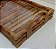Bandeja Bambu com Vidro com Alça - 44cm x 34cm x 7cm - Imagem 3
