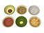 Conjunto com 6 Bolws Frutas - Kiwi, Melancia, Pitaya, Laranja, Abacate e Maracujá - Imagem 1