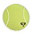 Jogo Americano Redondo Impermeável Tênis - Esportes - Imagem 1