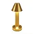 Luminaria de Mesa Touch Usb Metal Dourado Cone - 23cm x 9cm x 9cm - Usb 5V 1A, Bateria 3600 mAh - Imagem 1