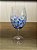 Taça de Cristal Pintada a Mão - 580ml Azul - Imagem 3