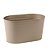 Cachepot Duplo Camadas Cinza Metal - 34cm x 18cm - Imagem 1