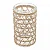 Vaso de Vidro e Fibra Natural 8,5cm x 15,5cm - Imagem 1