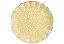 Sousplat com Filete Ouro Ypê Amarelo - 33cm - Imagem 1