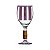 Taça de Vinho Orquidee Lilas Vidro com Bambu - 425ml - Imagem 1