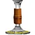 Taça de Vinho Orquidee Amarela Vidro com bambu - 425ml - Imagem 3