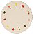 Prato Redondo G com Pé Cone Frutas Coleção Tutti Frutti - 30cm x 14cm - Imagem 1