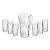 Conjunto Jarra com 6 Copos de Vidro Queen - 1,5L / 320ml - Imagem 1