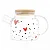Chaleira de Vidro com Tampa de Bambu Heart - 600ml - Imagem 2