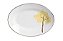 Travessa Pequena com Filete Ouro Ype Amarelo - 33cm x 24cm - Imagem 1