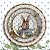 Conjunto Prato de Sobremesa Bunny Hug Páscoa 20cm - 4 Unidades - Imagem 3