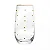 Conjunto 2 Copos Balls Fio de Ouro 300ml Vidro - Wolff - Imagem 2
