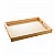 Bandeja de Madeira Pinus com Sisal Natural e Fundo de Vidro 45cm x 30cm x 4,5cm - Wolff - Imagem 1