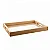 Bandeja de Madeira Pinus com Sisal Natural e Fundo de Vidro 45cm x 30cm x 4,5cm - Wolff - Imagem 2