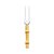 Conjunto de Talheres para Queijo Garbo Bamboo Natural Silver - 3 Peças - Imagem 4
