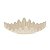 Centro de Mesa em Cerâmica Zig Zag Off-white - 33cm - Imagem 1