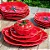 Conjunto Prato de Sobremesa Tomate - 6 Unidades - Imagem 3
