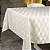 Toalha de Mesa Versatile Aretha Retangular Taupe - 1,60m x 2,20m - 6 Lugares - Imagem 1