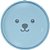 Pratinho em Silicone com Ventosa Gumy Azul - Imagem 1