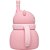 Copo em Silicone com Canudo Ursinho Rosa - 200ml - Imagem 4
