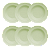 Conjunto Prato Fundo Cottage Verde Menta - 06 Unidades - Imagem 2