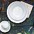 Conjunto Prato Sobremesa Chevron Branco - 06 Unidades - Imagem 3