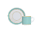 Conjunto Xícara de Café com Pires Royal Tiffany - 6 Unidades 70ml - Imagem 1