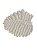 Kit com 4 Jogos Americanos Leaf Bordado Off-White - Imagem 1