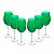 Conjunto 6 Taças de Vinho De Cristal Ecológico Banquet Esmeralda - 580ml - Imagem 1
