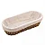 Cesta Oval de Sisal com Forro em Tecido - 28cm x 12cm x 6,5cm - Imagem 2