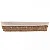 Cesta Oval de Sisal com Forro em Tecido - 43,5cm x 15cm x 8cm - Imagem 3