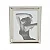 Porta-Retrato Perene Liso Prata Aço Inox - 10cm x 15cm - Imagem 2