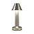 Luminaria de Mesa Led Prata - 23,5cm x 9,5cm - Imagem 1