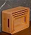 Caixa Organizadora de Bambu com Alça G - 30cm x 19cm x 10,4cm - Imagem 2