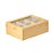 Organizador de Chá de Bambu c/ 6 Divisões - 21cm x 16cm x 7,5cm - Imagem 1