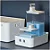 Dispenser Lumini Retangular Branco 1.300ml - 15cm x 10cm x 19cm - Imagem 2