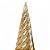 Arvore Decorativa Giratória com Led Ouro Natal - 30cm - Imagem 2