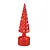 Arvore Decorativa Giratória com Led Vermelho Natal - 40cm - Imagem 1